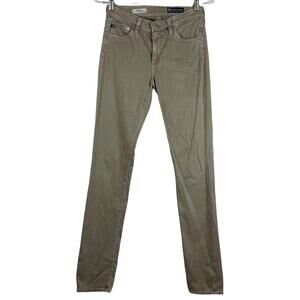 AG Adriano Goldschmied The Edie Mid Rise Skinny Straight Pant Size 25R EUC Modal
